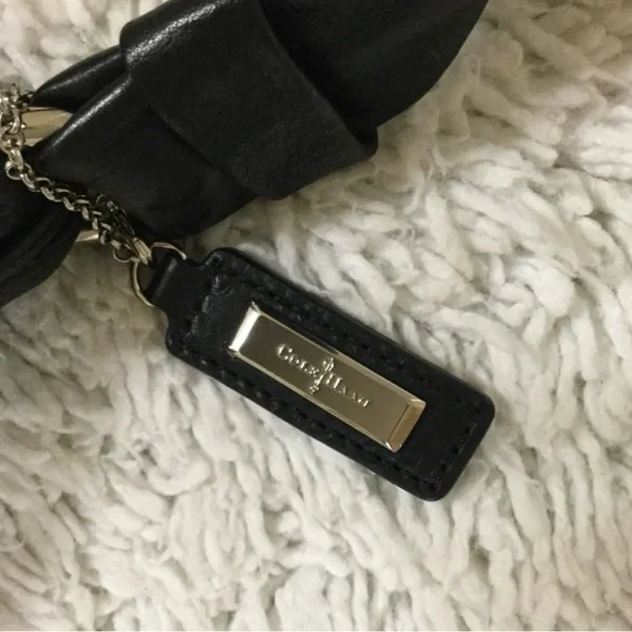 Cole Han Black Leather Shoulder tote/bag - Picture 10 of 11